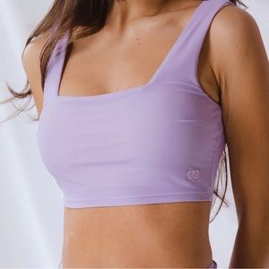 Albion Periwinkle Olivia Swim Crop - Size XS